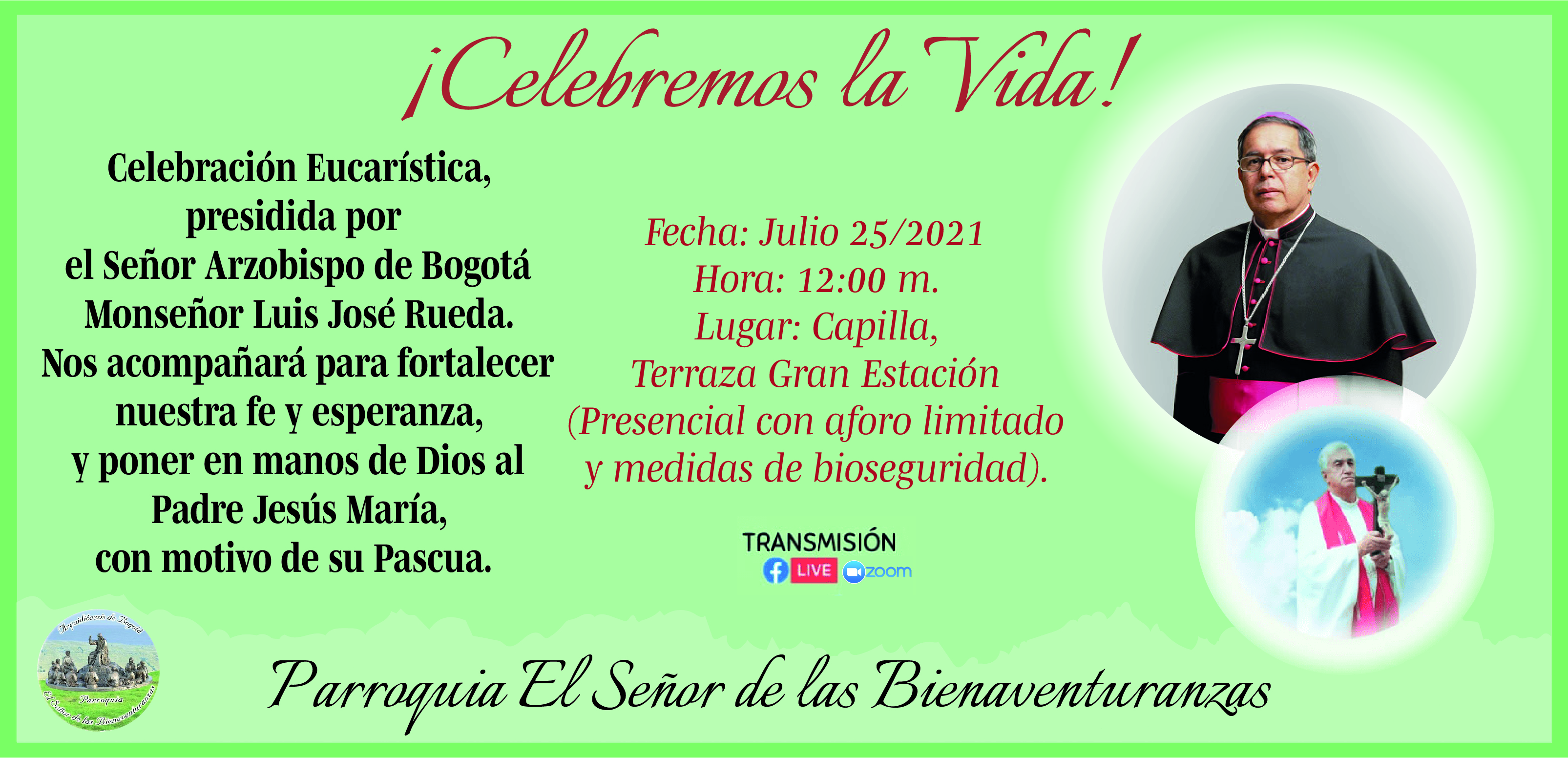 Eucaristía por padre Jesús María Mesa