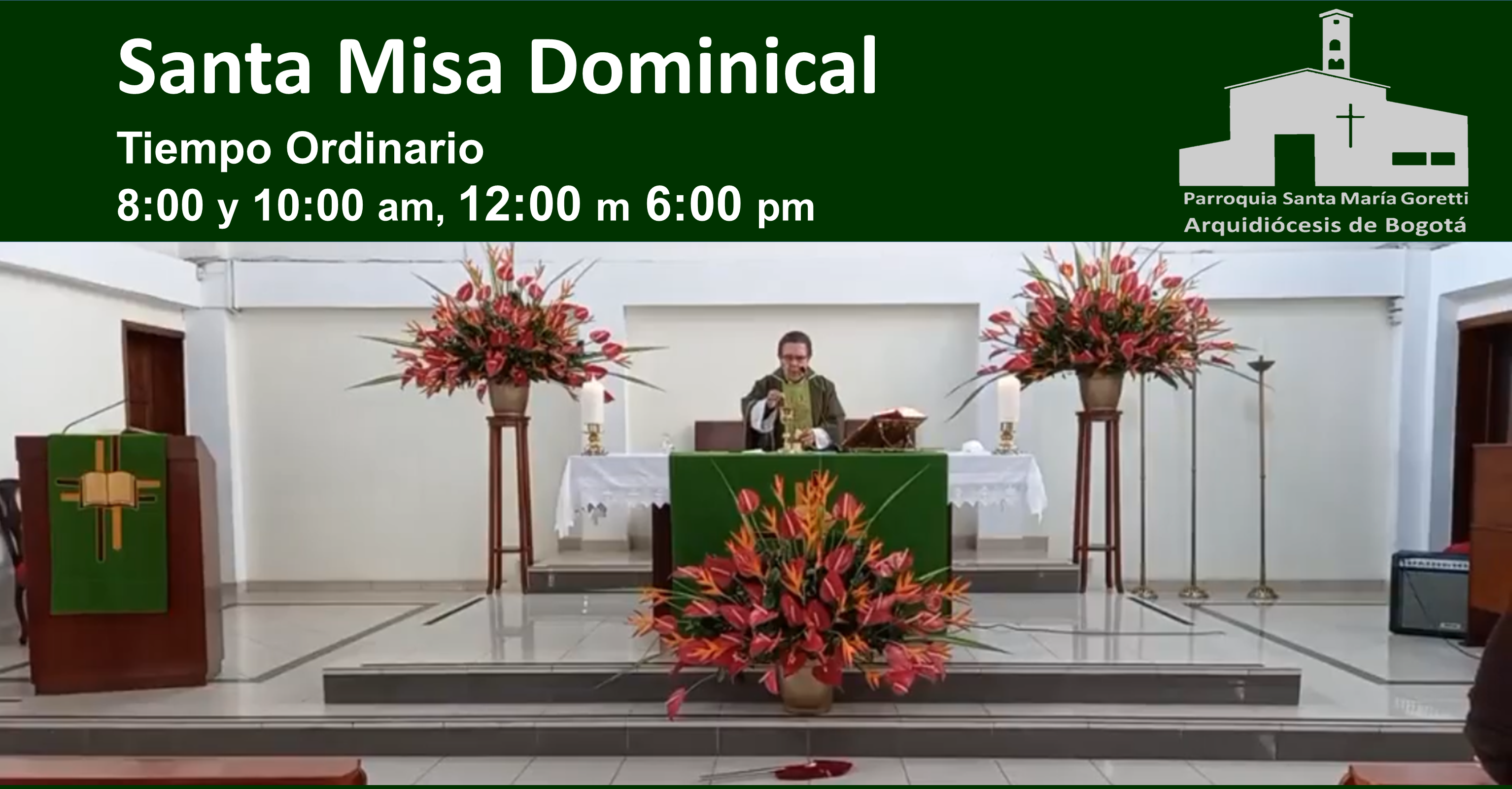Misa dominical 12:00 m