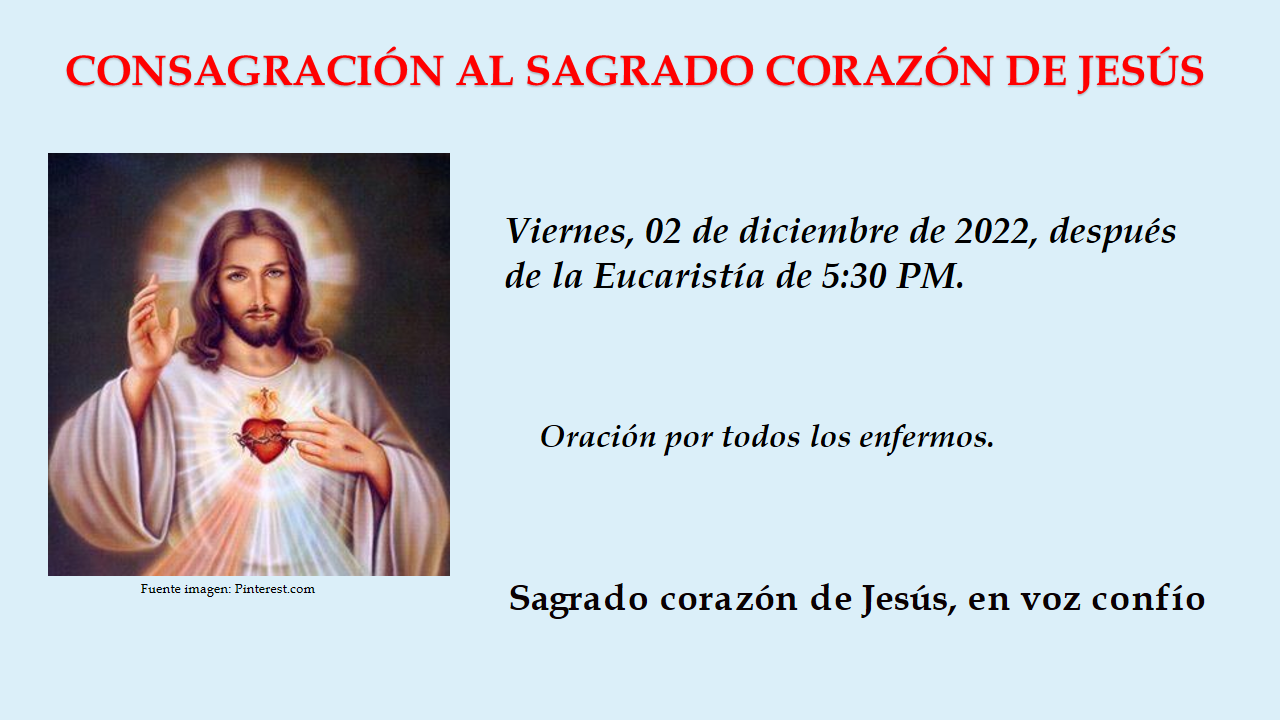Sagrado Corazón de Jesús.