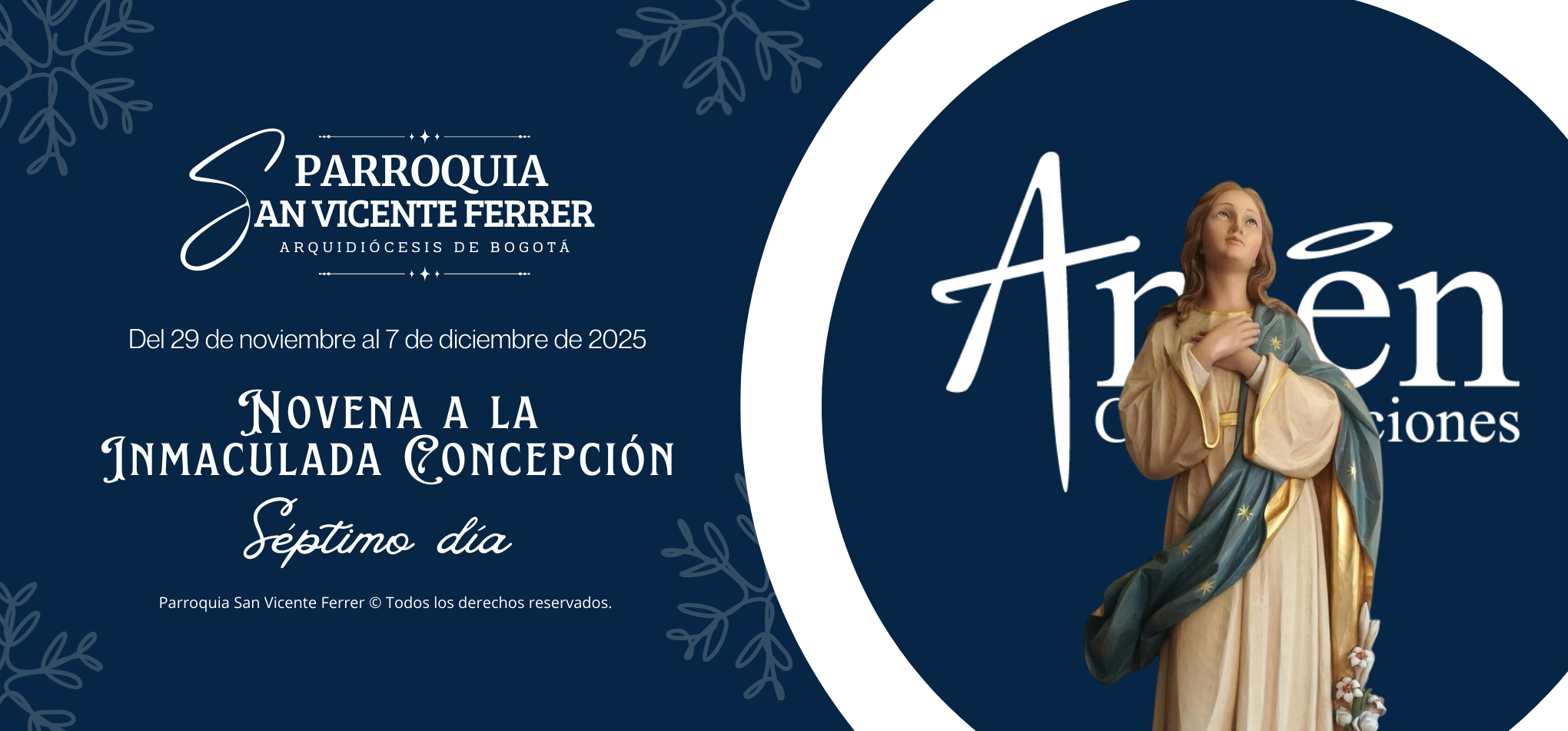 Parroquia San Vicente Ferrer © Todos los derechos reservados.