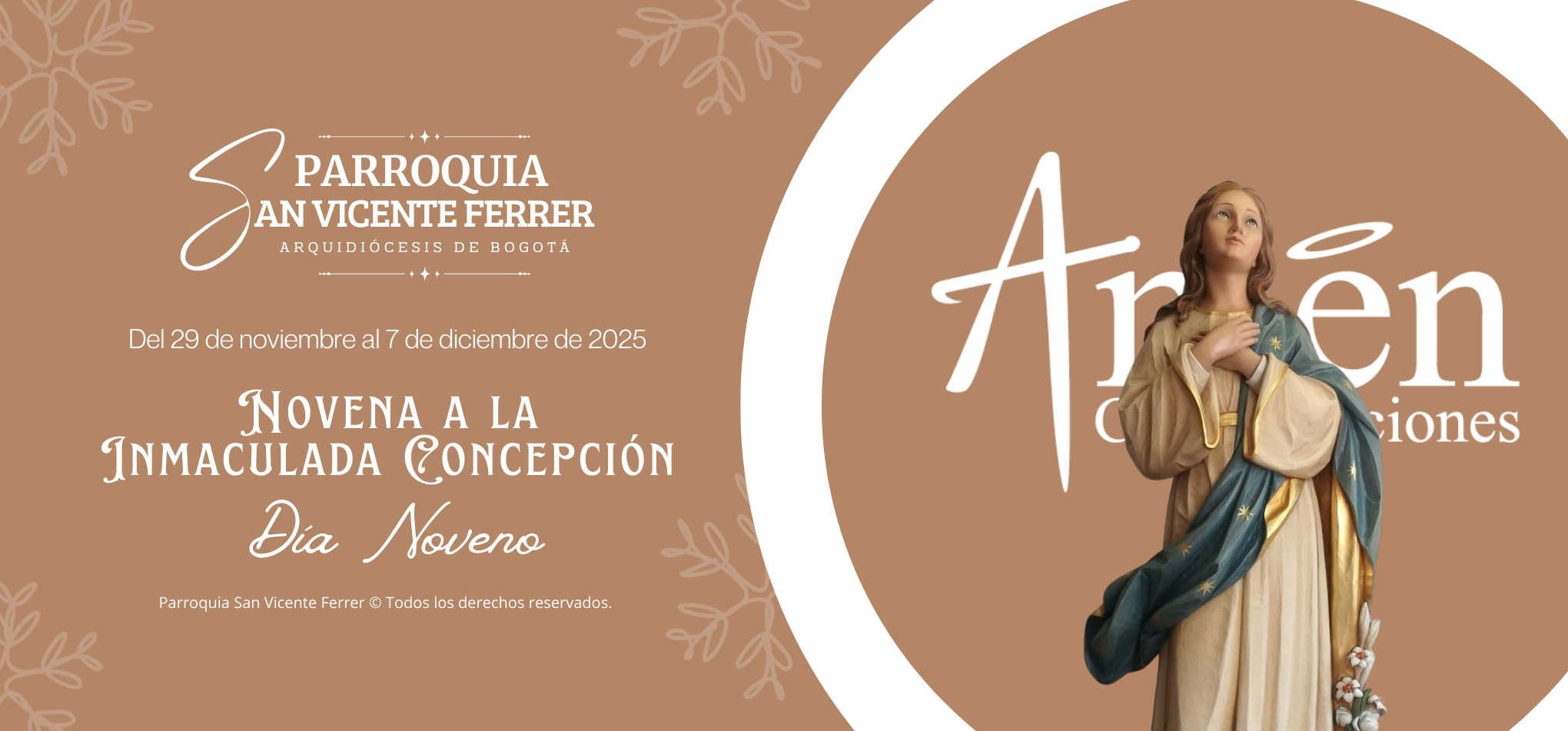 Parroquia San Vicente Ferrer © Todos los derechos reservados.