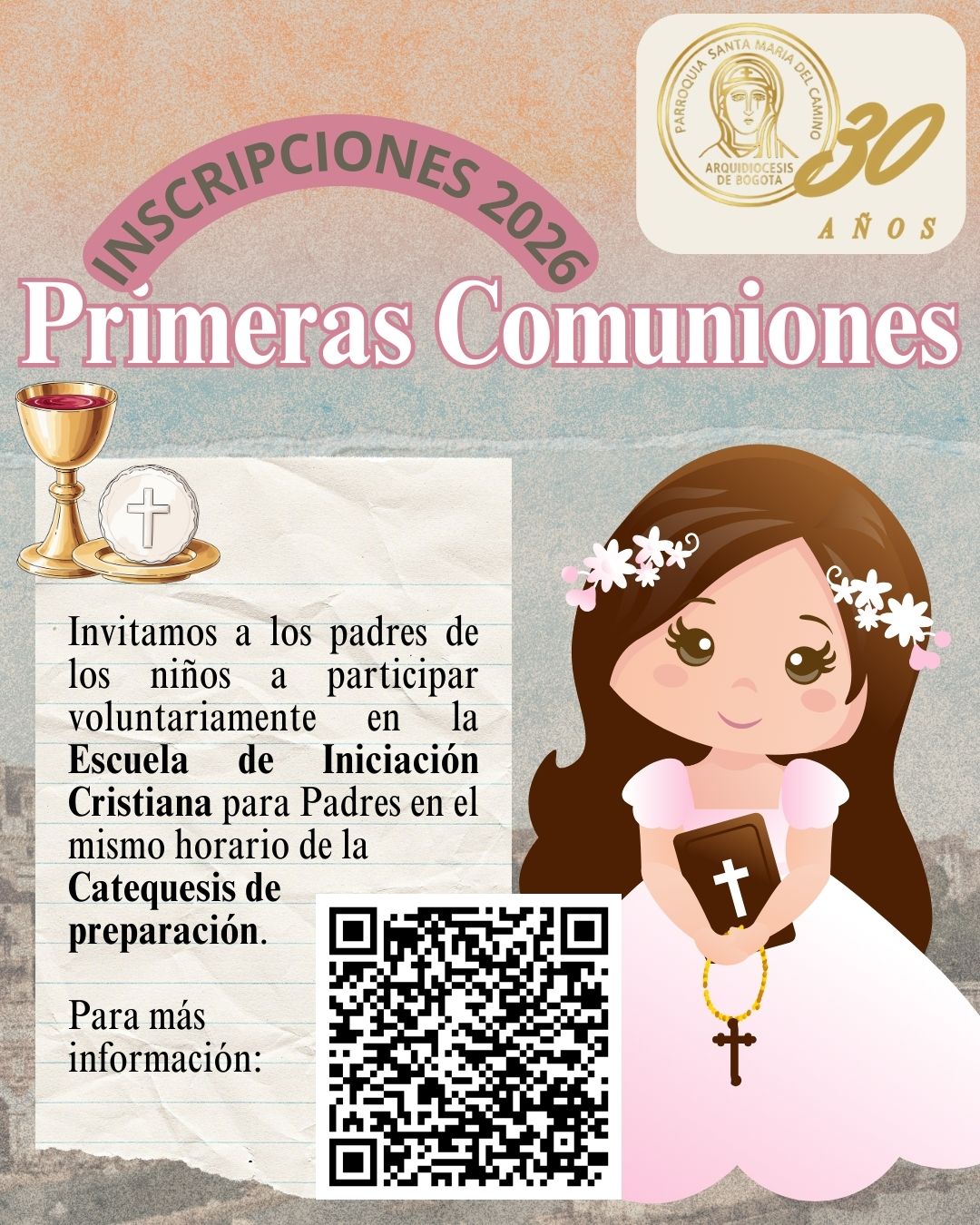 Inscripciones Primera Comunión 2026 2