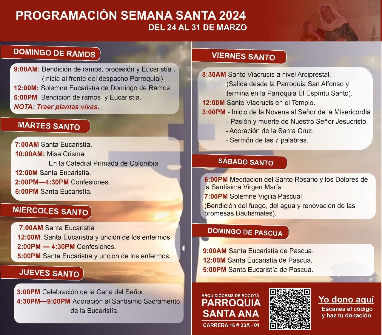 programacion semana santa
