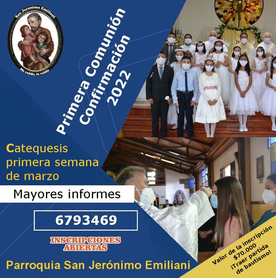 Primera Comunión y Confirmación