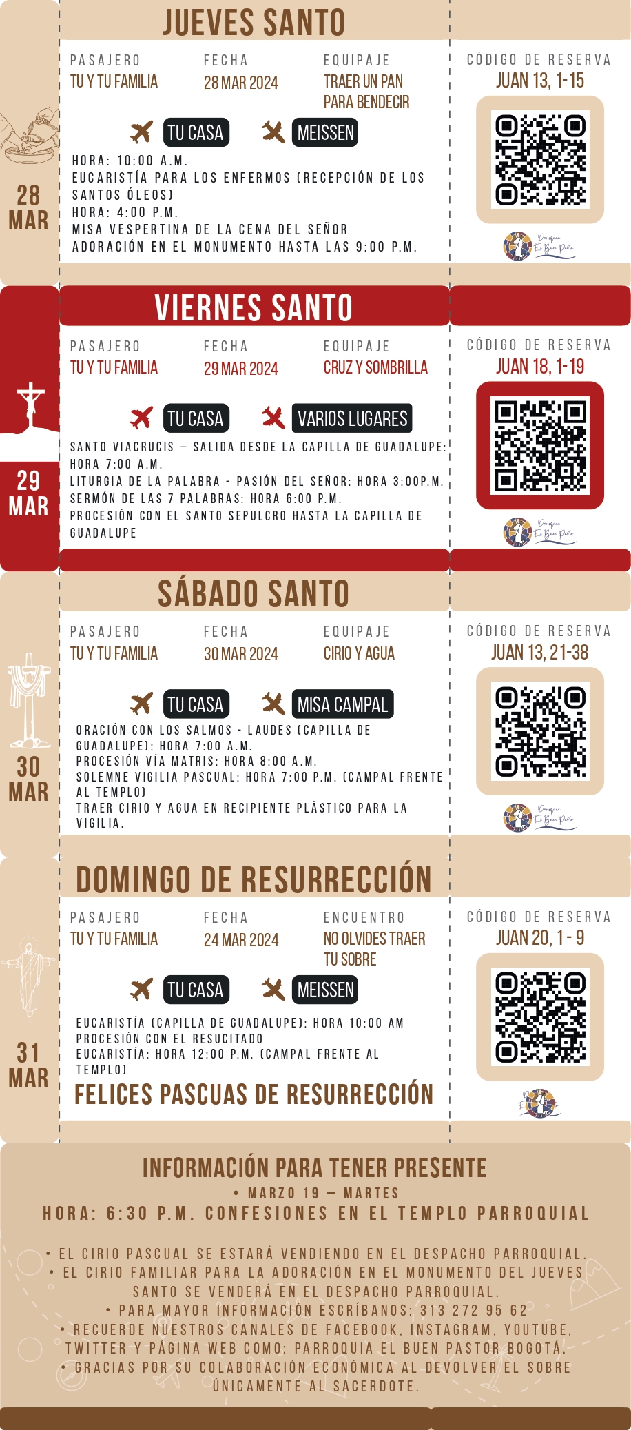 Programación Semana Santa Caracol