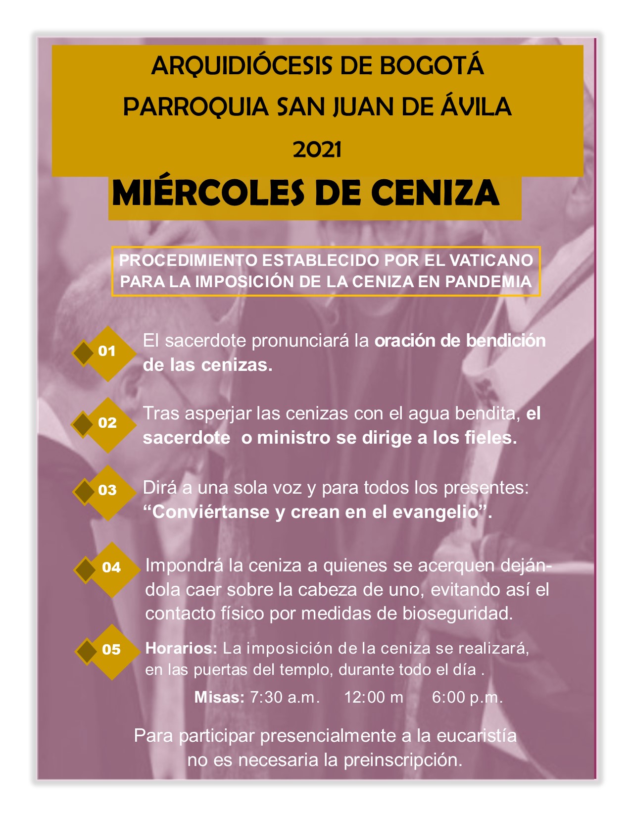 MIÉRCOLES DE CENIZA 