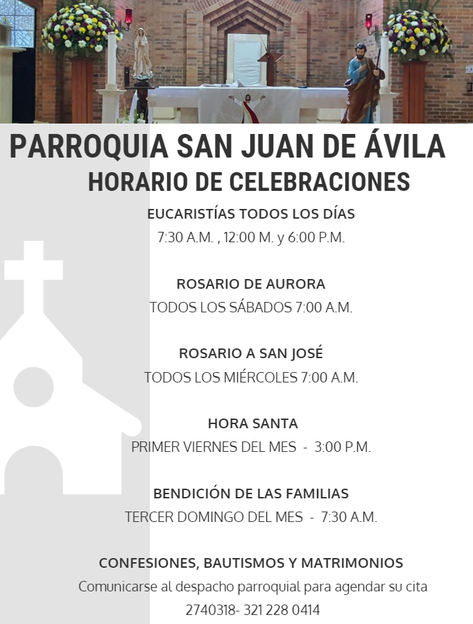 HORARIO CELEBRACIONES