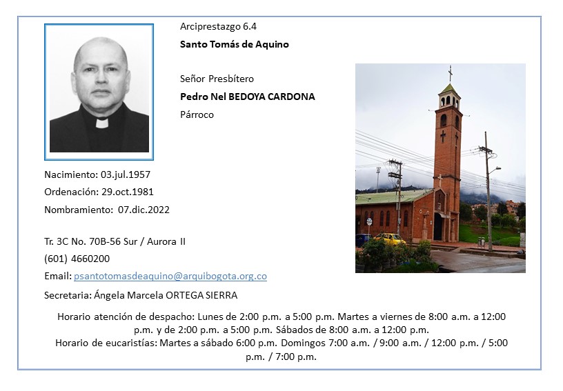 Directorio - Santo Tomás de Aquino