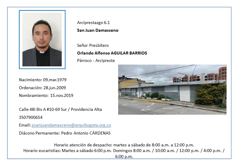 Directorio - San Juan Damasceno