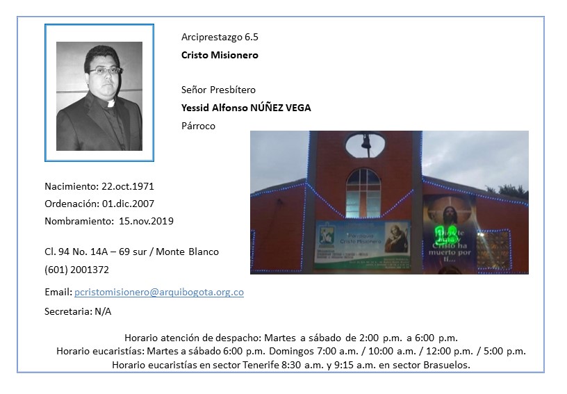 Directorio - Cristo Misionero