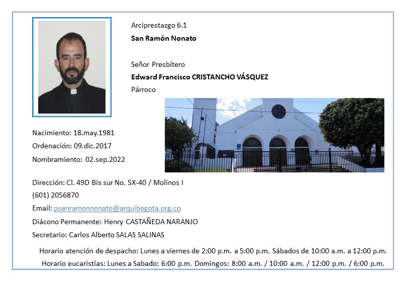 Directorio - San Ramón Nonato