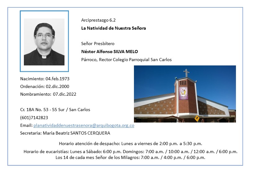 Directorio - La Natividad de Nuestra Señora