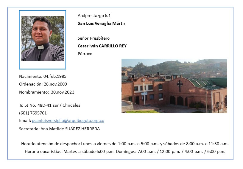 Directorio - San Luis Versiglia Mártir