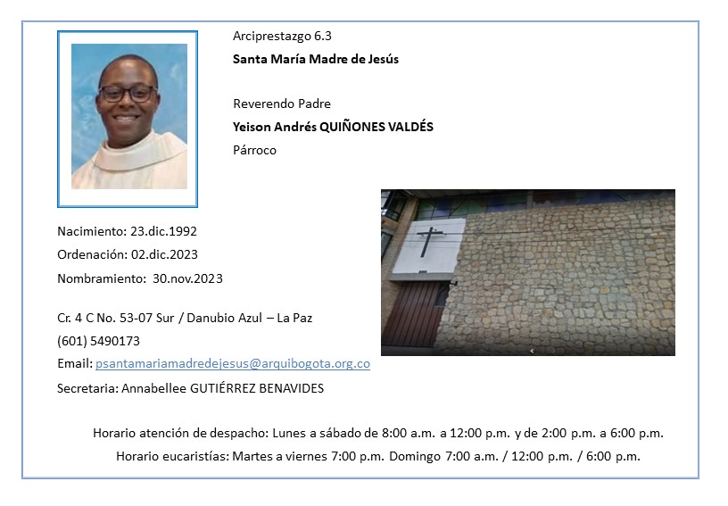 Directorio - Santa María Madre de Jesús