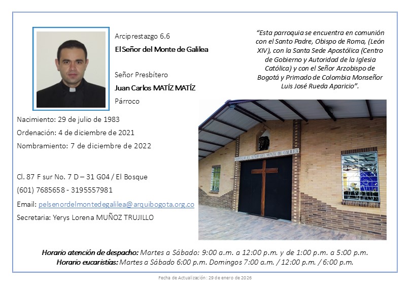 El Señor del Monte de Galilea