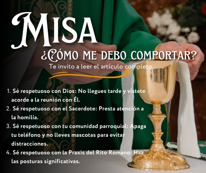 Cómo comportarse en la Misa
