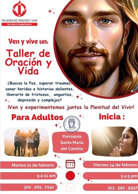 Banner Invitación Talleres Oración y Vida