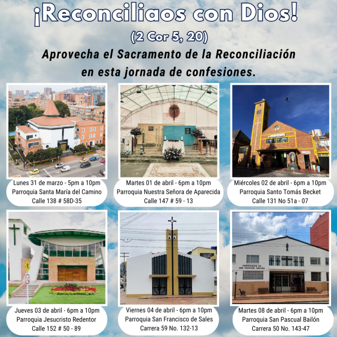 Jornada de confesiones Bogotá