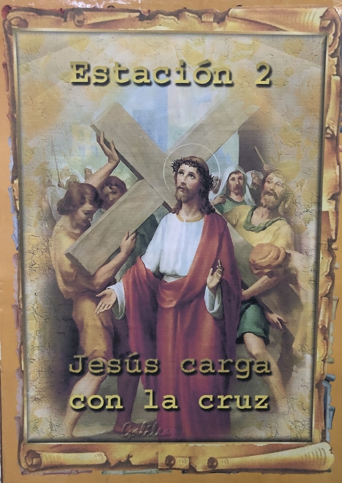 Viacrucis Santa María del Camino, Estación II