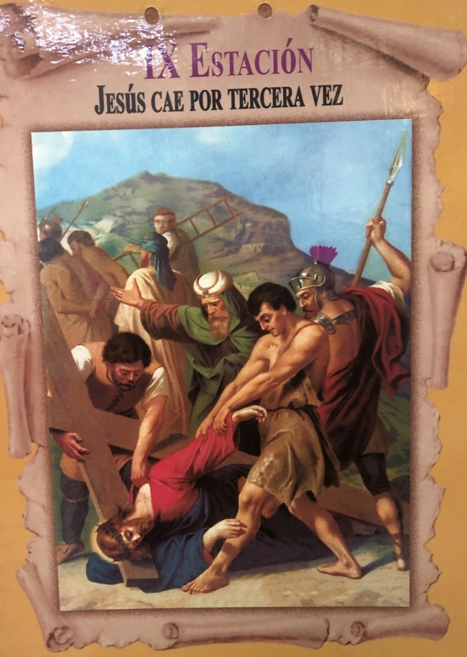 Viacrucis Santa María del Camino, Estación IX
