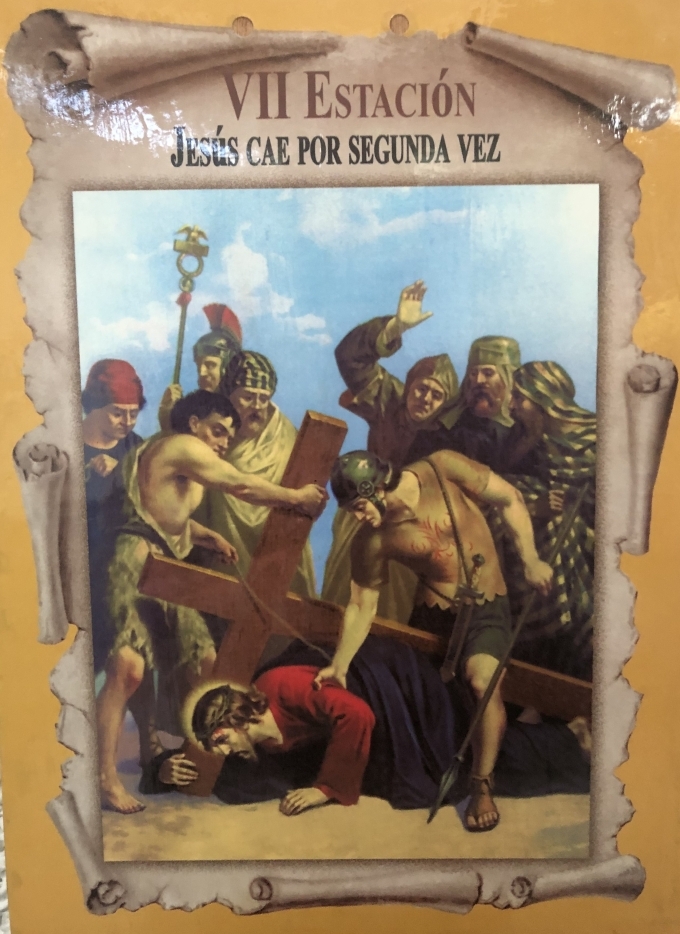 Viacrucis Santa María del Camino, Estación VII