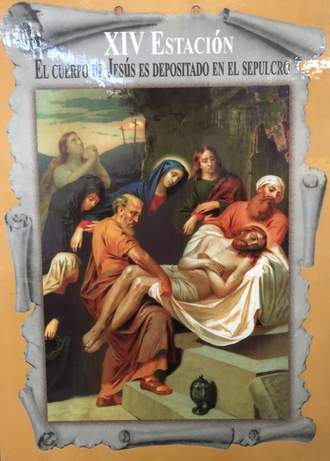 Viacrucis Santa María del Camino, Estación XIV