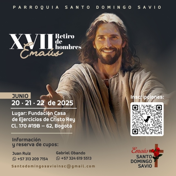 Retiro de emaus hombres Santo Domingo Savio