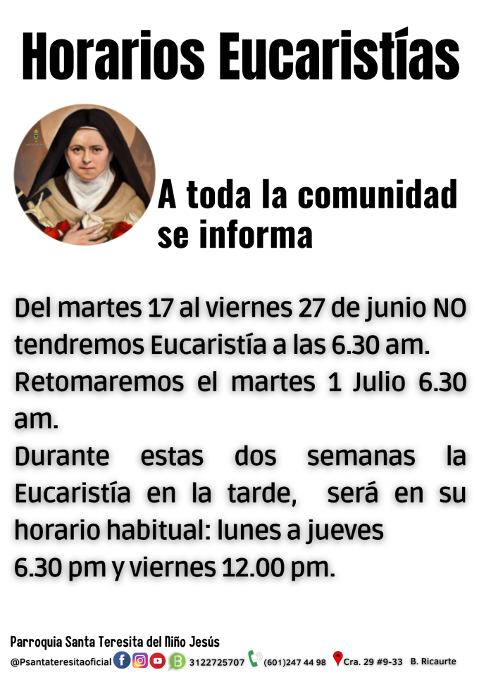 Parroquia Santa Teresita del Niรฑo Jesรบs