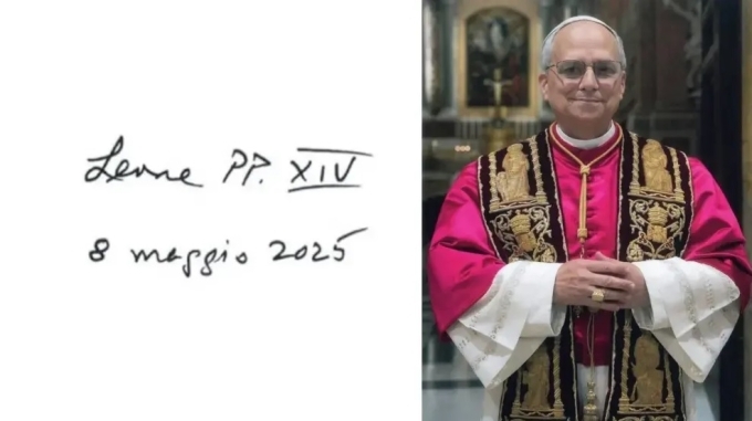 Firma León XIV