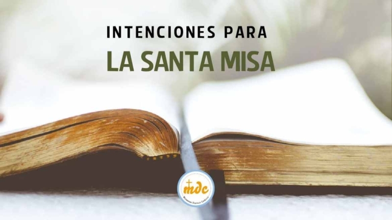 Intenciones de misa