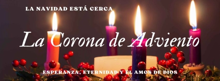 Bendiciones a las coronas de adviendo de la comunidad