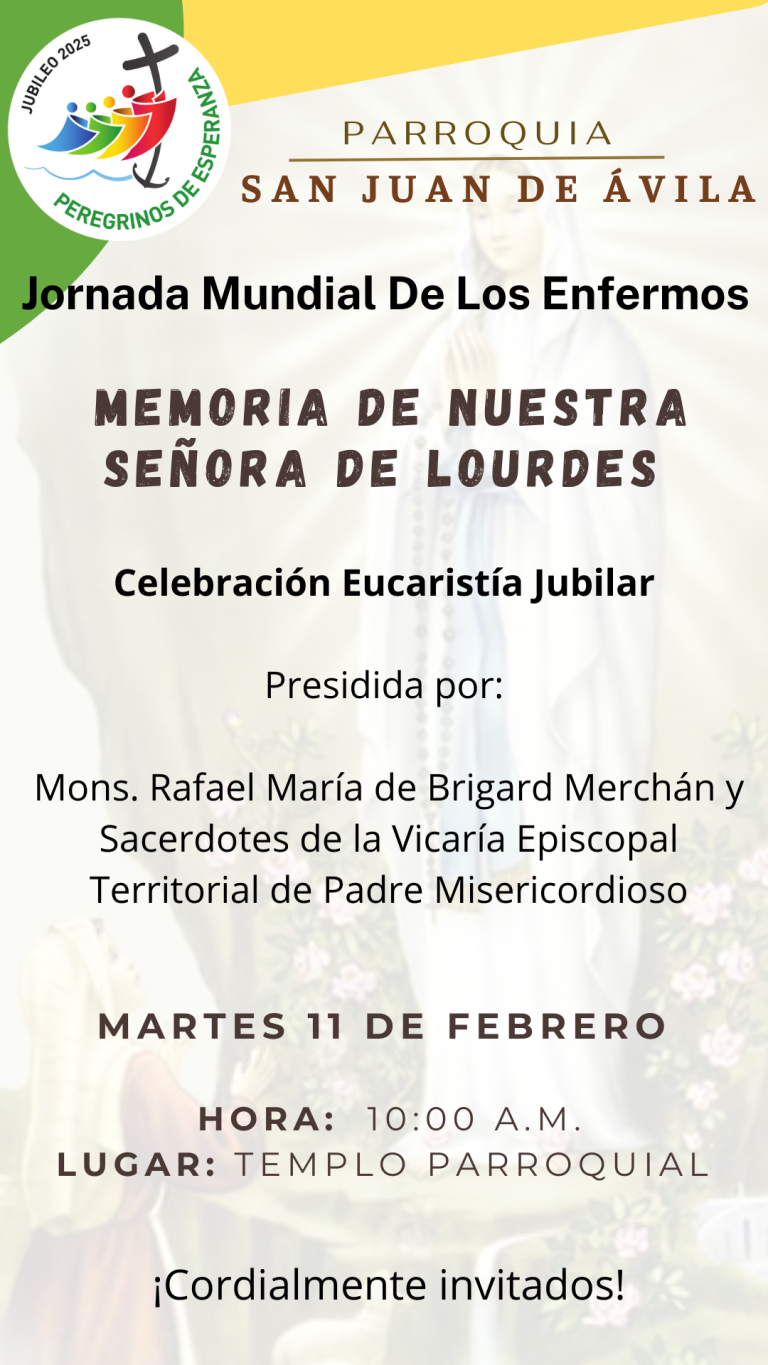 JORNADA MUNDIAL DE LOS ENFERMOS 
