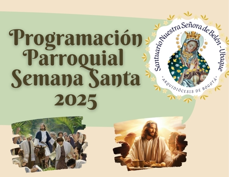 Programación Parroquial Semana Santa 2025