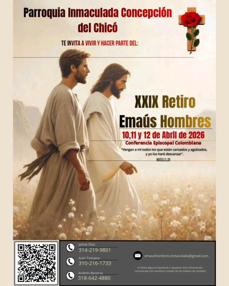 RETIRO EMAÚS HOMBRES